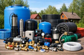 Стоимость оборудования для монтажа системы водоснабжения в СНТ «Родник» (Жилино, Солнечногорский район)