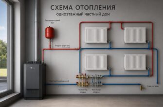 Как правильно спроектировать схему отопления в частном доме одноэтажный: простые решения для комфортного тепла
