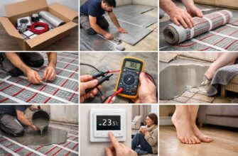 Тёплый пол своими руками