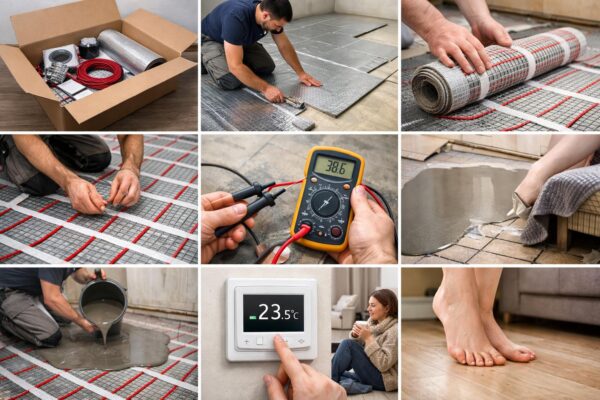 Тёплый пол своими руками