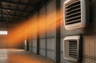 Эффективное отопление ангара с системой Volcano