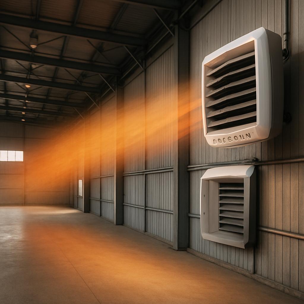 Отопление ангара Volcano — мгновенный прогрев и равномерный микроклимат