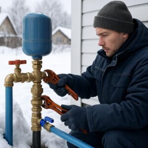 Монтаж зимнего водоснабжения