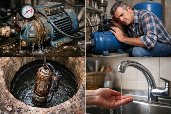 Причины для замены насоса водоснабжения