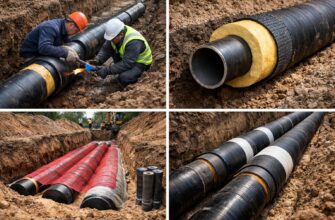 Трубы отопления для монтажа в грунте