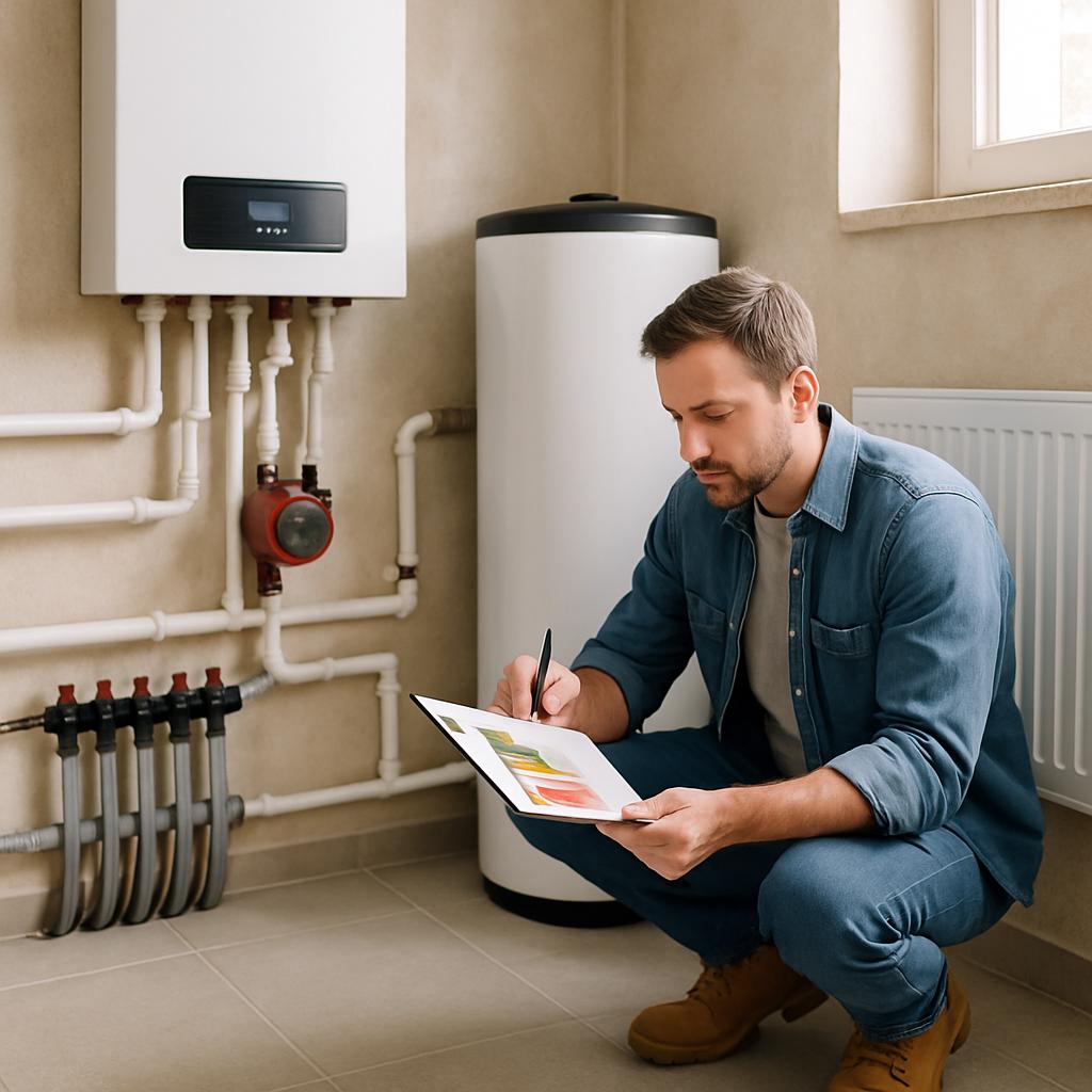 Отопление дома 40 м²