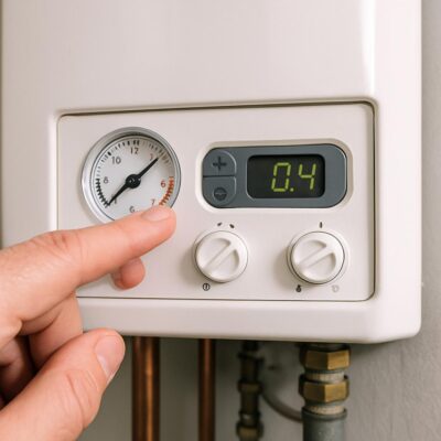 Упало давление в котле Baxi