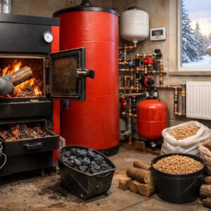 Твердотопливное отопление