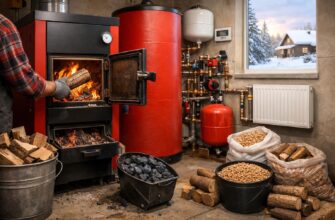 Твердотопливное отопление