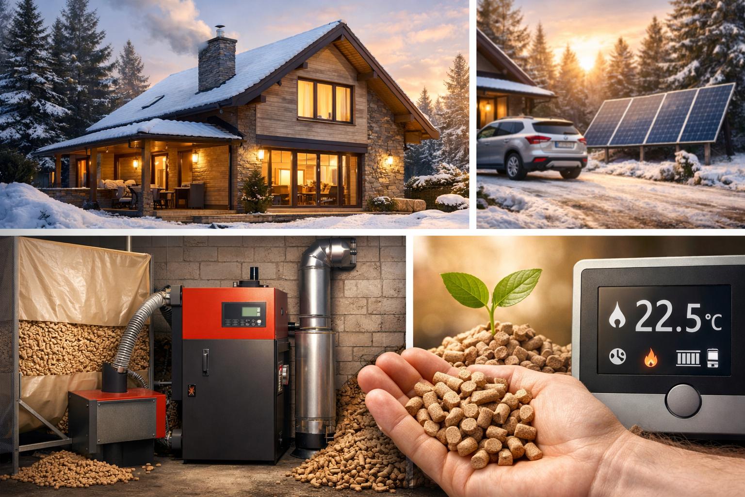 Отопление коттеджа на пеллетах: преимущества — экономия, автономия и безопасность