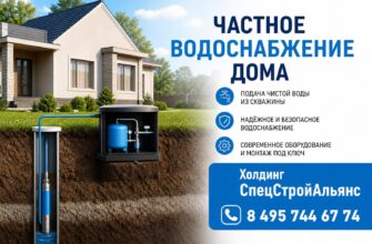 Частное водоснабжение дома
