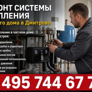 Ремонт системы отопления частного дома в Дмитрово