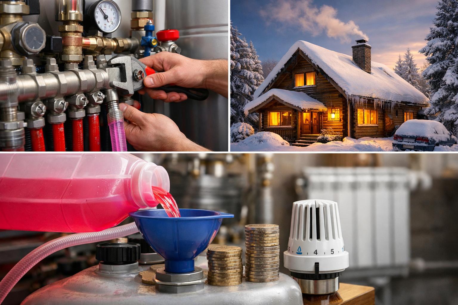 Преимущества отопления коттеджа на антифризе: надежность, экономия и защита от морозов