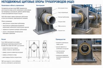 Неподвижные щитовые опоры трубопроводов (НЩО)