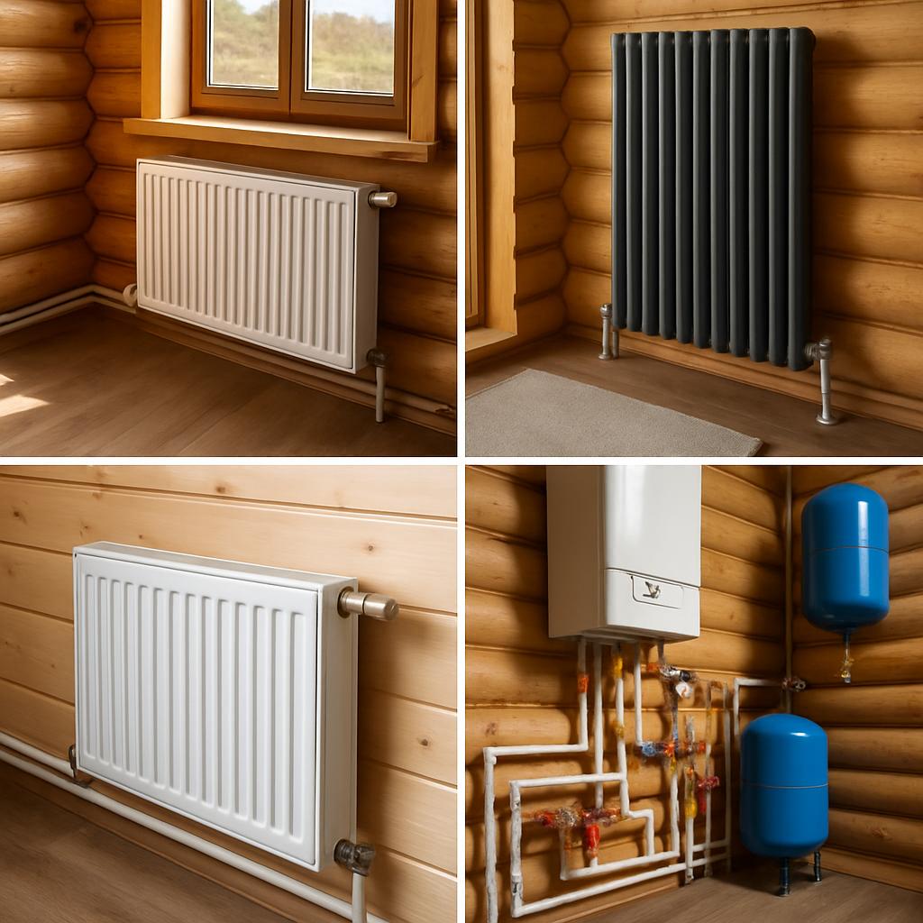 Водяное отопление дачи: обзор видов