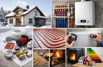 Отопление дома 10×10