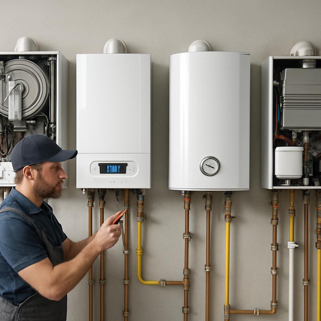 Монтаж настенных котлов Монтаж настенных котлов