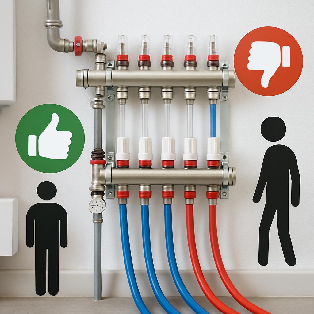 Сильные и слабые стороны коллекторного отопления: всесторонний разбор