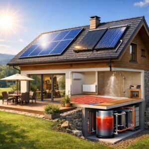 Солнечное отопление коттеджа