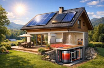 Солнечное отопление коттеджа