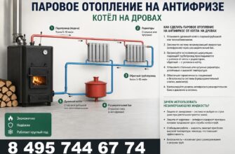 Дровяной котел, антифриз и реальность