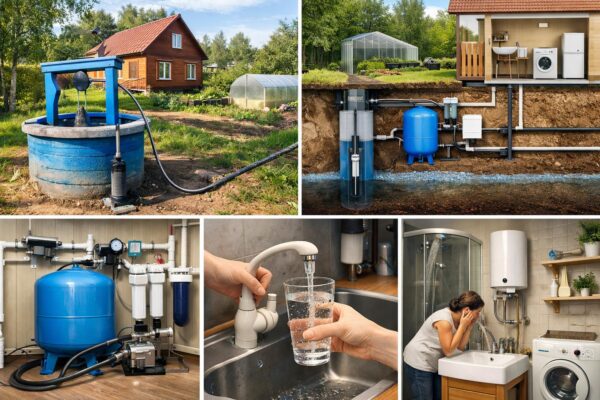Водоснабжение дачи: что нужно знать