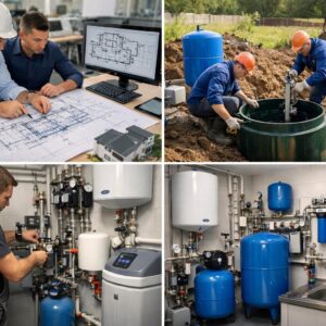 Монтаж водоснабжения для коттеджа