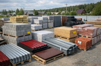 Актуальные цены на материалы для гаража в Звенигороде (СНТ «Юралс»), Московская область