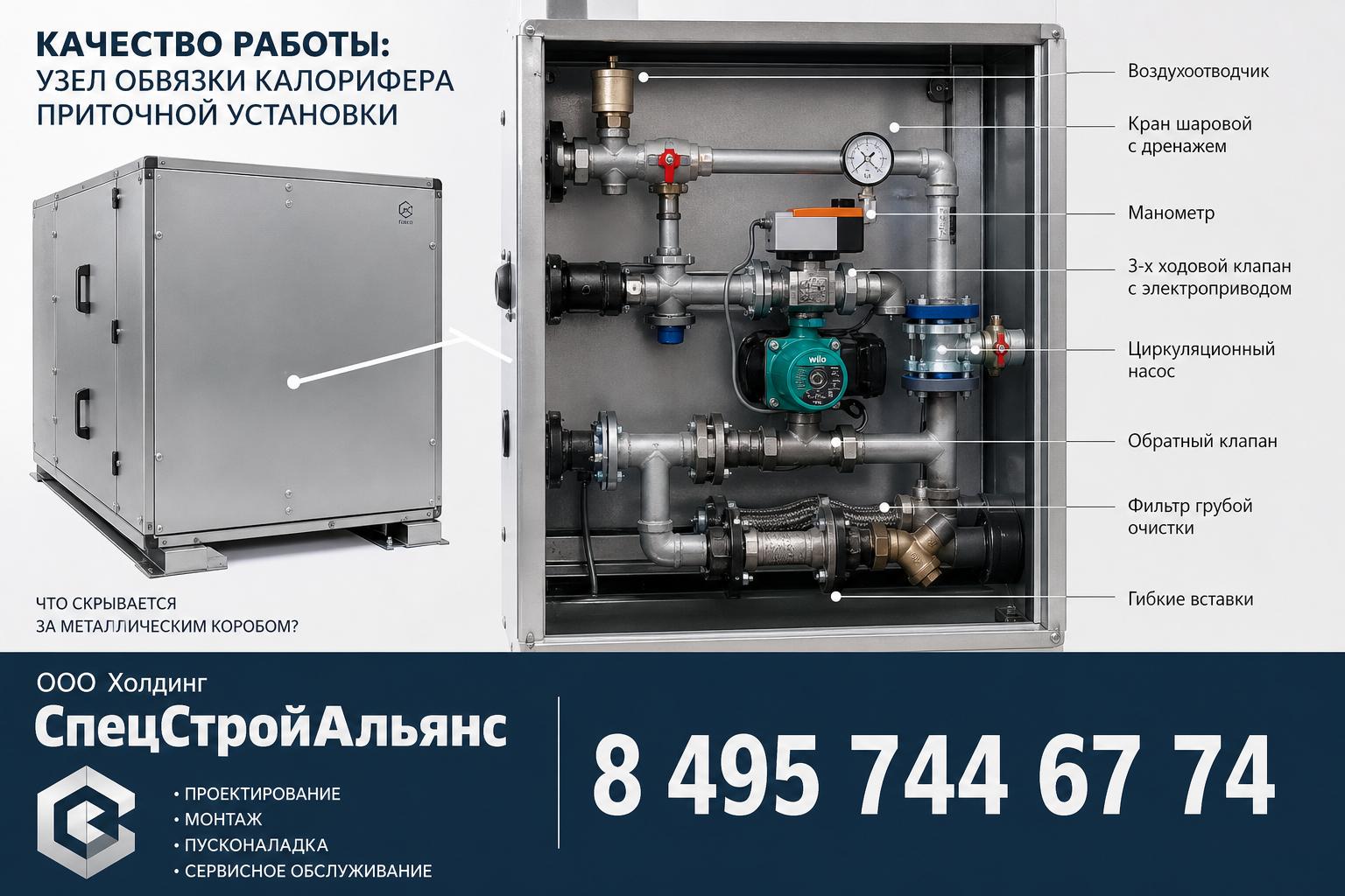 Анатомия узла обвязки: что скрывается за металлическим коробом Анатомия узла обвязки: что скрывается за металлическим коробом