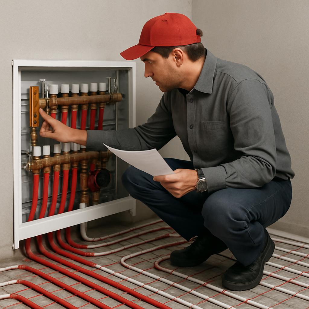 Водяной тёплый пол не греет