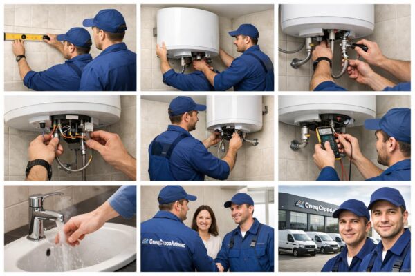 Установка бойлера горячего водоснабжения