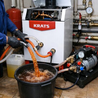 Как вернуть котлу KRATS былую энергию: полное руководство по промывке системы отопления в частном доме