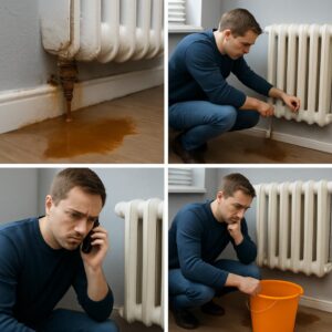 Что делать если потекла батарея