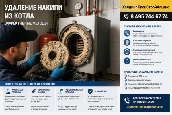 Удаление накипи из котла частного дома: эффективные методы