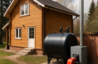 Жидкотопливное отопление частного дома в Абрамцево