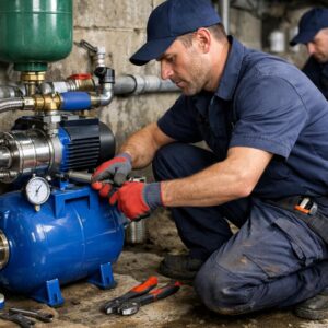 Замена насоса водоснабжения под ключ