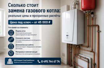 Сколько стоит замена газового котла