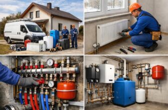 Отопление частного дома: монтаж радиаторов