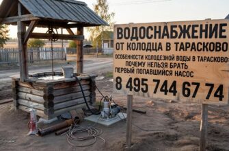 Свой колодец в Тарасково: как не остаться без воды и не выбросить деньги на ветер