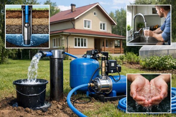 Водоснабжение из скважины в Кокошкино