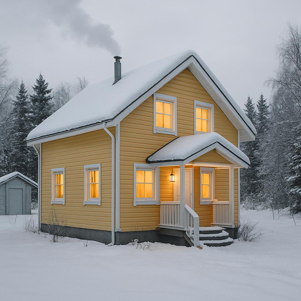 Можно ли жить зимой в каркасном доме?