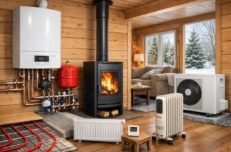 Современное отопление дачного дома