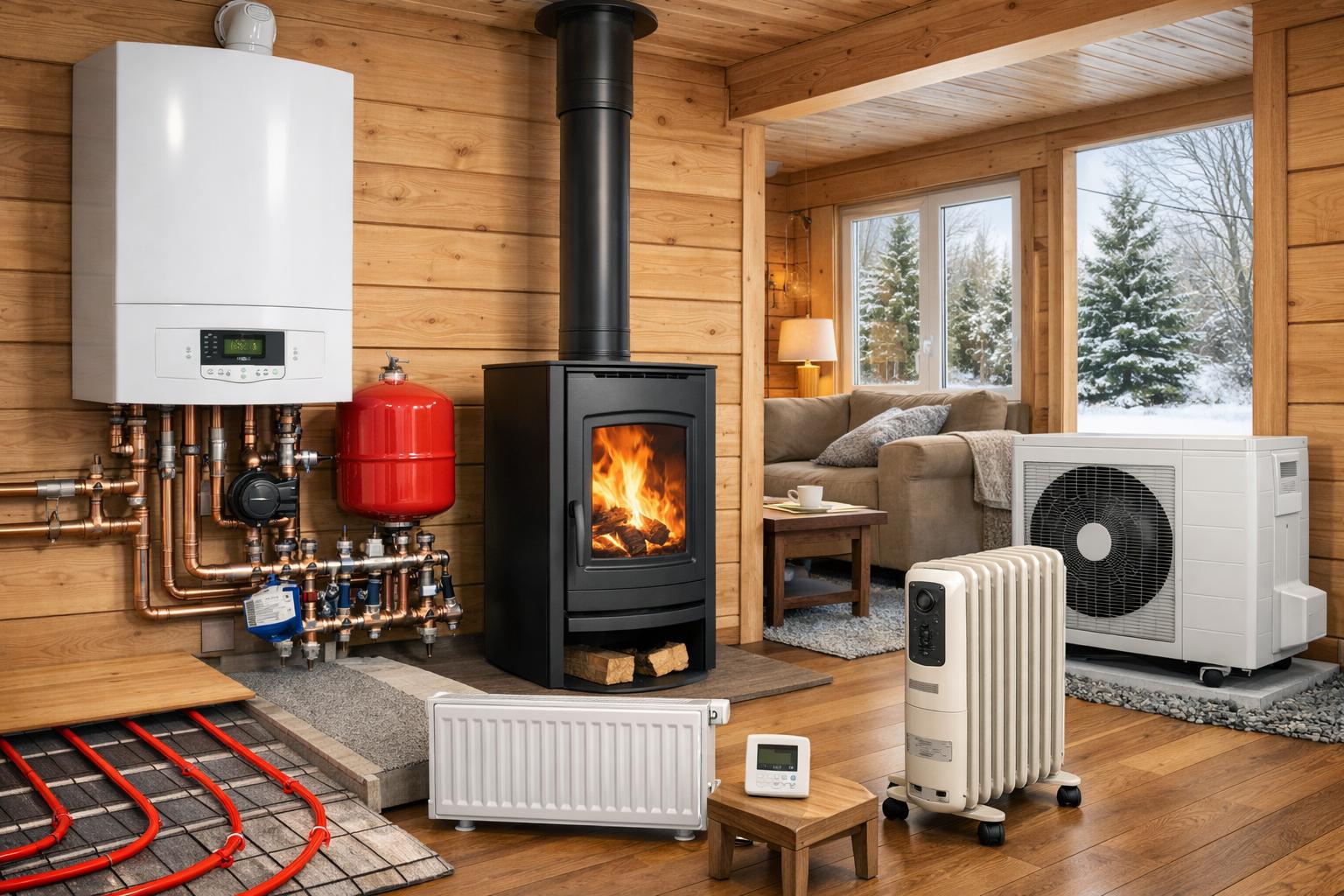 Как выбрать оптимальную систему отопления для дачного дома