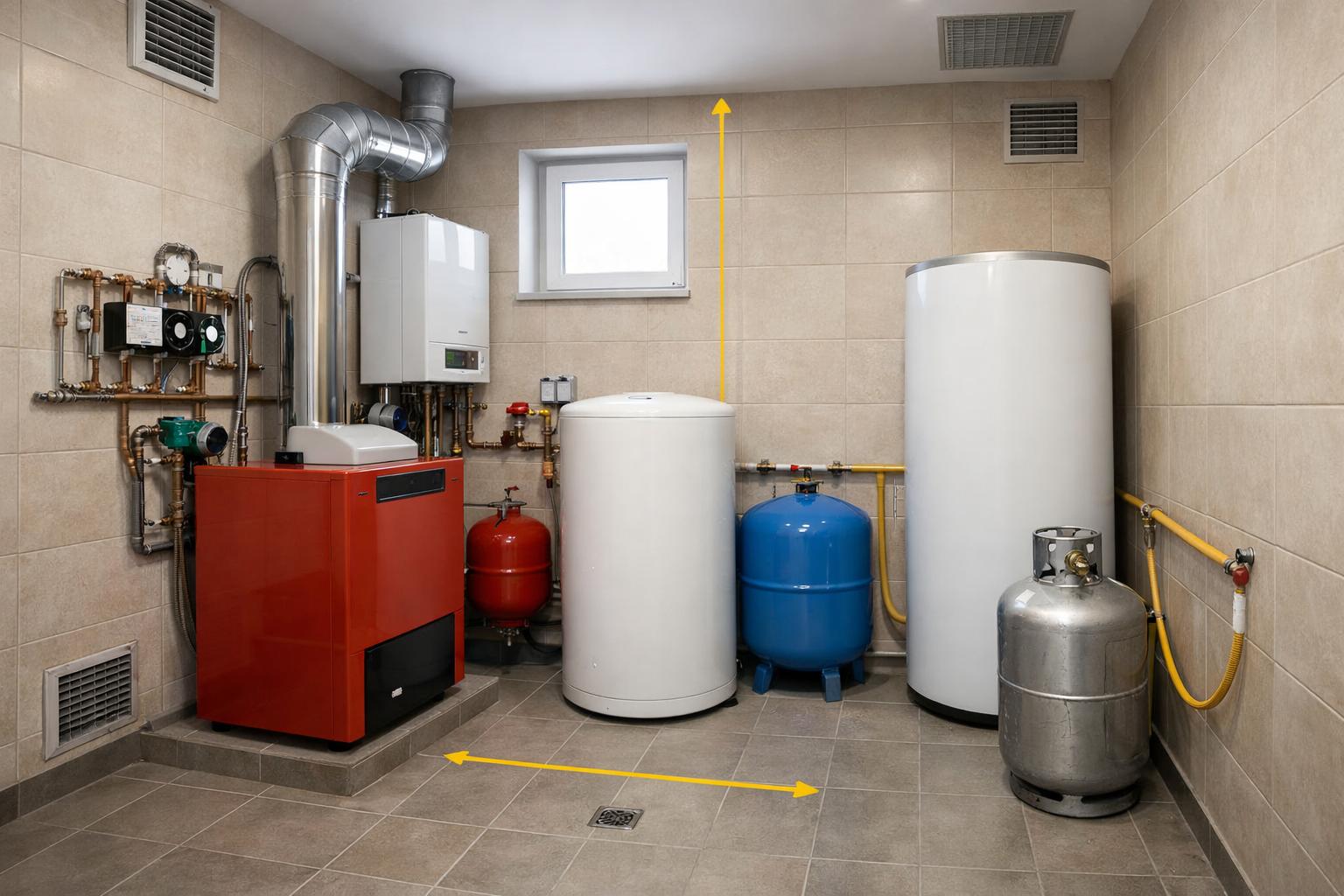 Нормативы и требования к кубатуре котельной в частном доме