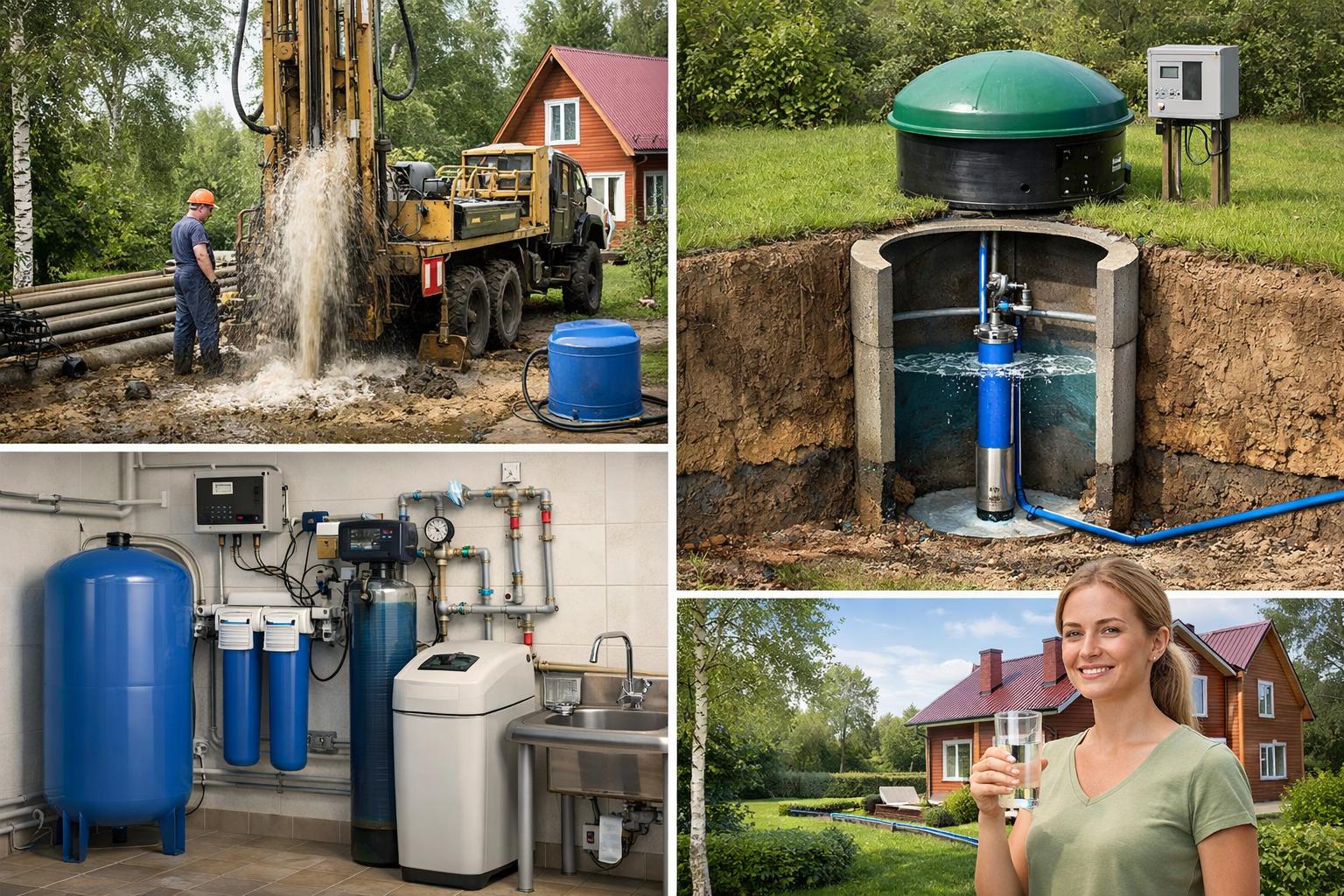 Комплексное индивидуальное водоснабжение для дома в Шаликово — решение от «Инженерные коммуникации»