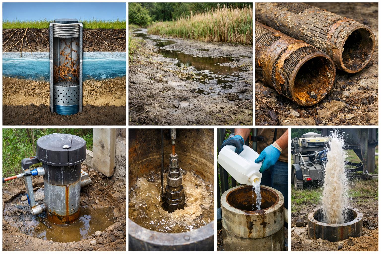 Основные причины заиливания скважин: от природы до ошибок проектирования
