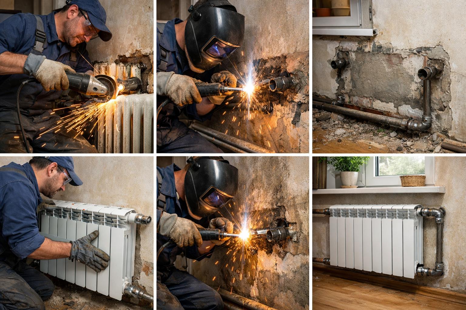 Почему сварка — оптимальный способ замены батарей в частном доме