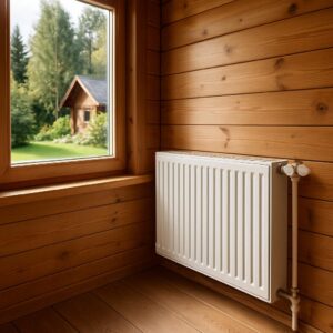 Отопление дачи стальными радиаторами