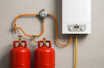 Схема подключения газовых баллонов к котлу