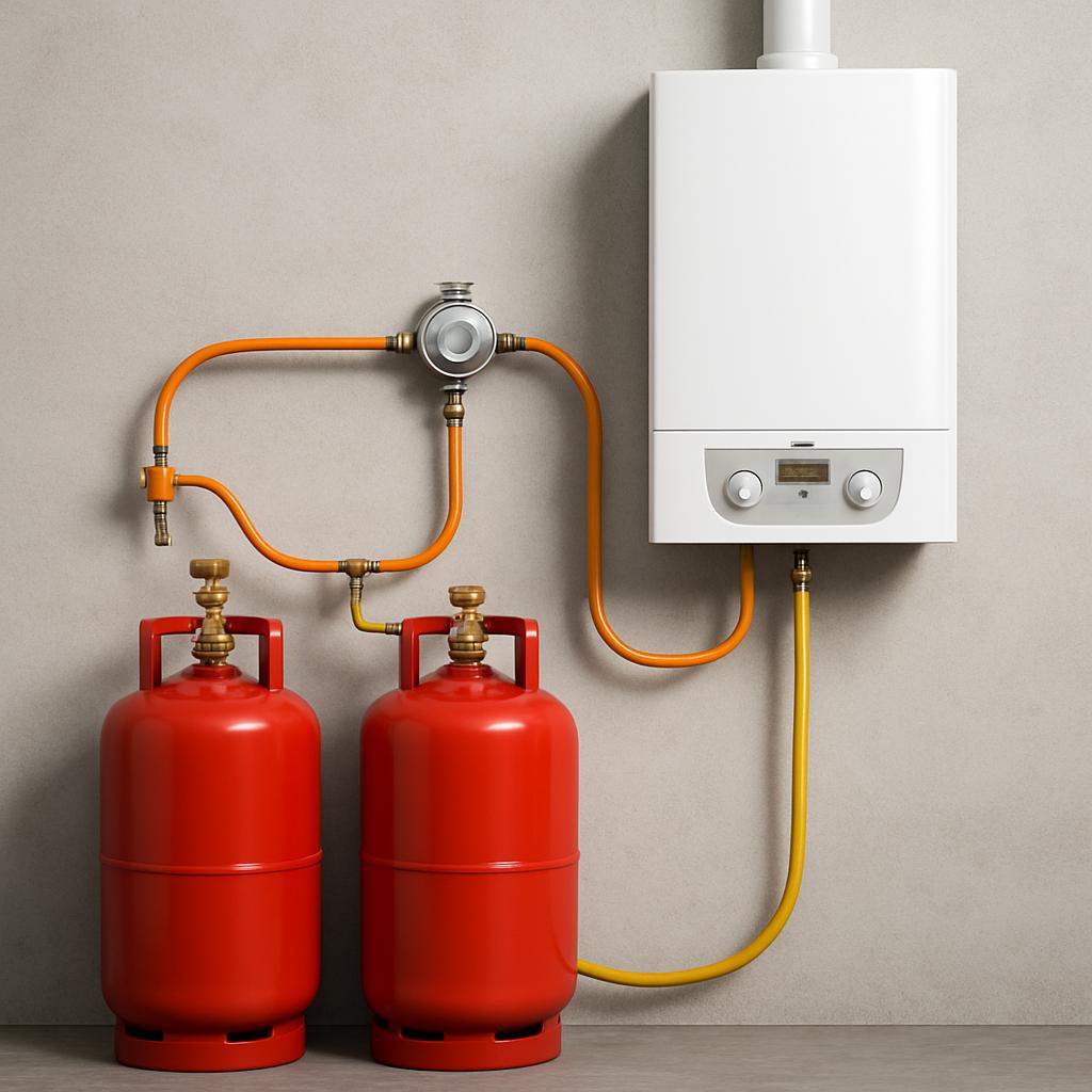 Почему правильная Схема подключения баллонов к газовому котлу — гарантия безопасности и экономии Почему правильная Схема подключения баллонов к газовому котлу — гарантия безопасности и экономии